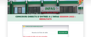 résultats Concours INFAS 2022 disponible ce 18 Octobre