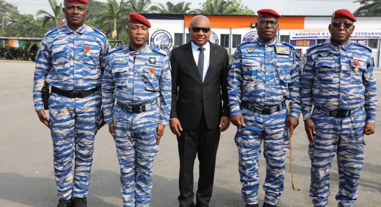 Cérémonie de reconnaissance des meilleurs agents de la Gendarmerie nationale de Côte d'Ivoire